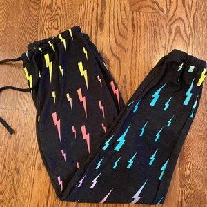 Chaser lightweight joggers. Lightning bolts. Sz Small. Cute!!